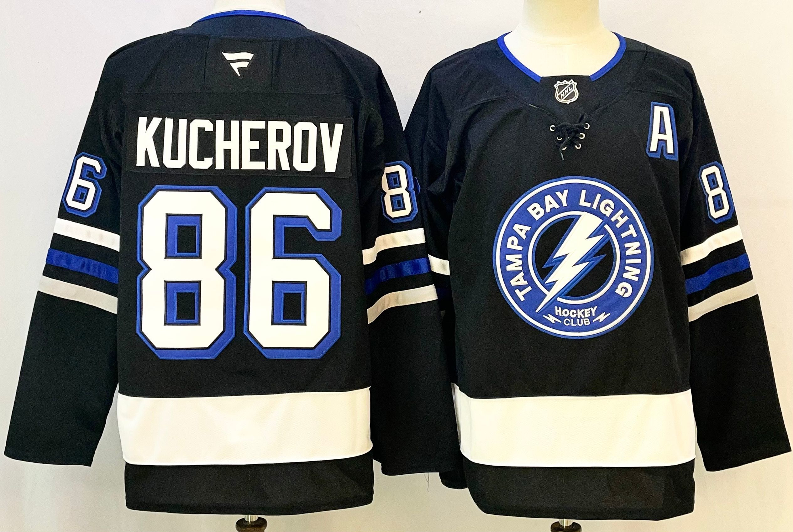 Men Tampa Bay Lightning #86 Kucherov Black 2026 Adidias NHL Jersey style 001